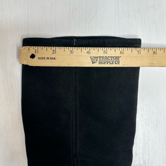 Franco Sarto A-Track Knee High Black Suede Boots Women’s 7M Vibram - Picture 15 of 15